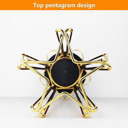Vertuo Pod Holder Carousel Stand for 35 Nespresso Vertuo Capsule Storage Organizer with Extra Space for Coffee Mate Silent Rolling，Gold