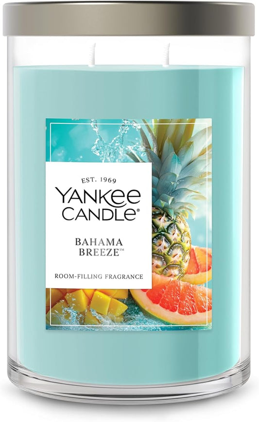 Yankee Candle, Bahama Breeze Scented Candle, 20oz Classic 2-Wick Tumbler with up to 80 Hour Burn Time