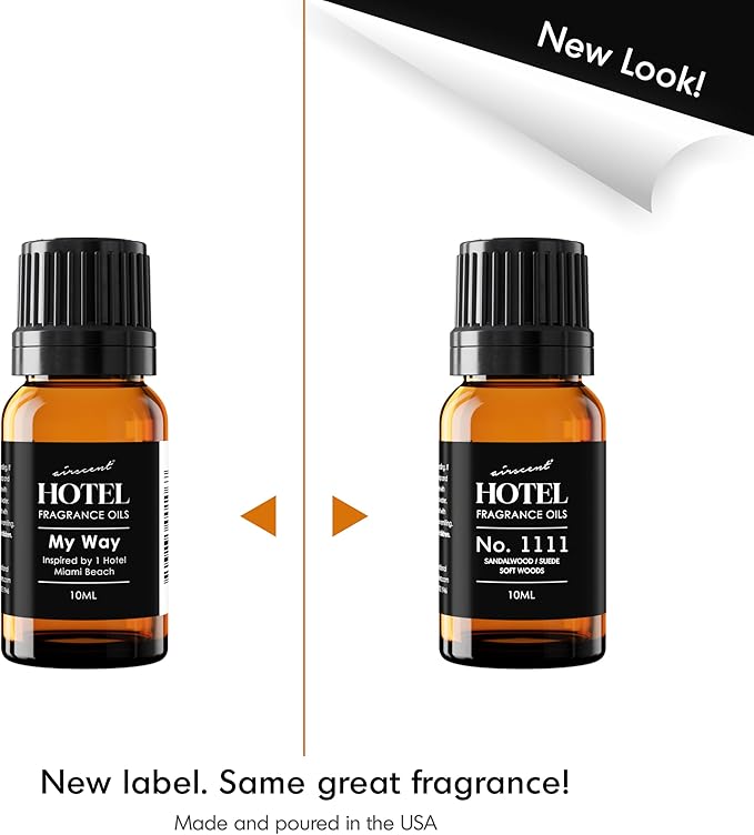 AirScent My Way Diffuser Oil Inspired by The 1 Hotel Miami Scent - Premium My Way Fragrance Oil Blend for Ultrasonic and Waterless Diffusers and Crafting - 10 mL, 0.34 fl oz Glass Dropper Bottle