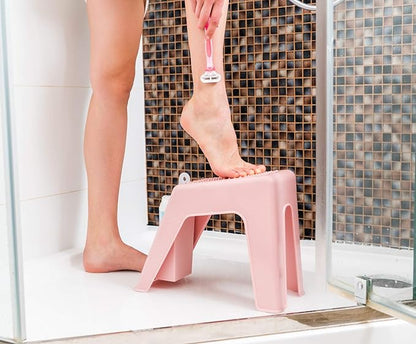 Demi's Home Shower Foot Rest - Pedicure Foot Rest - Pink - (Supplies Not Included)