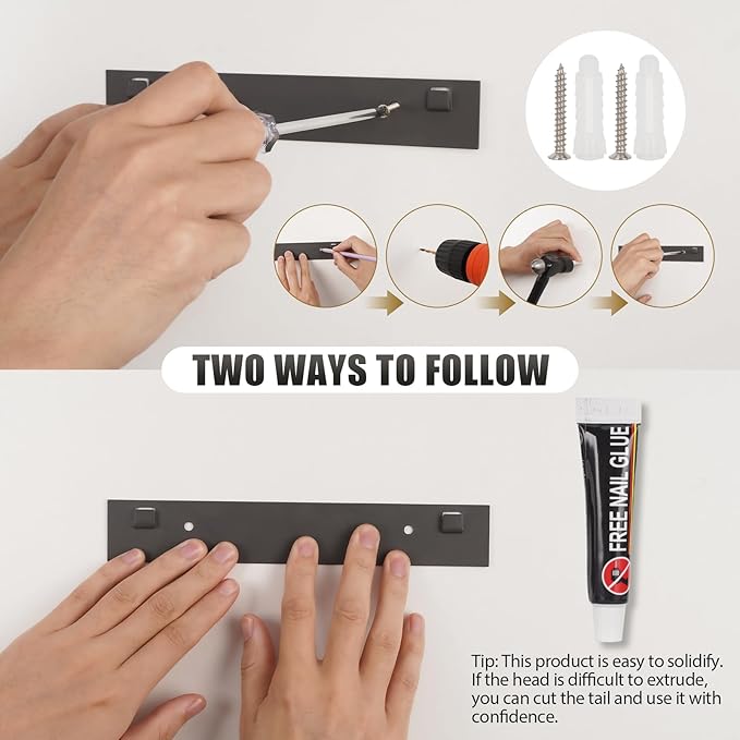 Shower Caddy, 11.8 inch Stainless Steel Shower Shelves for Inside Shower with Hooks & Towel Bar - Space-Saving Bathroom Organizers and Storage for Showers, Kitchens