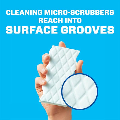Mr. Clean Magic Eraser Sponge, All Purpose Cleaner, Cleaning Scrubber, Wall, Sneaker, Kitchen, Bathroom, Shower, Melamine Sponge, Pads, Extra Durable, 10ct
