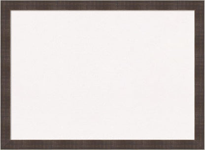 Amanti Art White Cork Board for Wall, 22x30 Vision Board with Brown Wood Frame, Medium Corkboard Office Decor for Home Organization, Rustic Farmhouse Corkboard Pinboard to display items for home