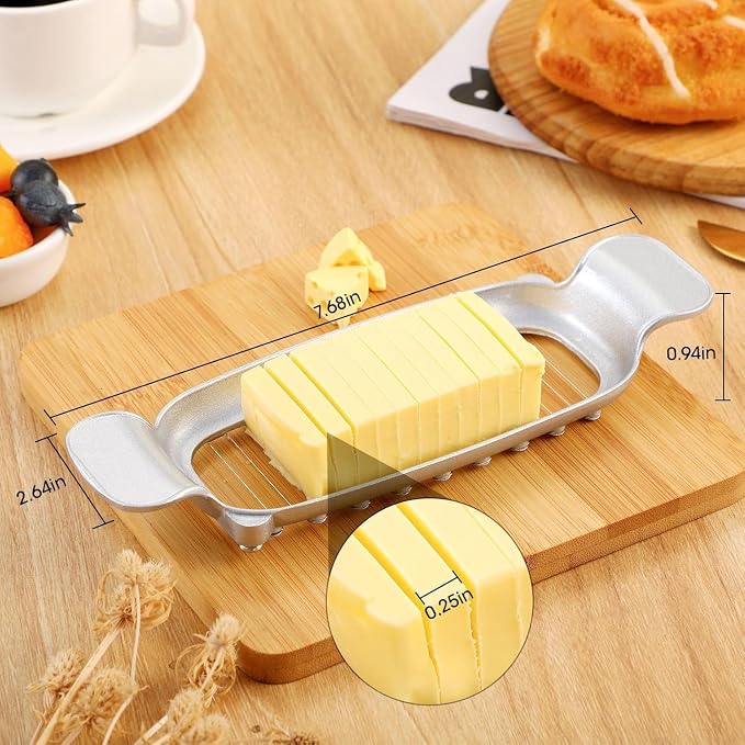 Butter Slicer Cutter,Cheese Cutter for Block Cheeses,Butter,Egg and Soft Fruits