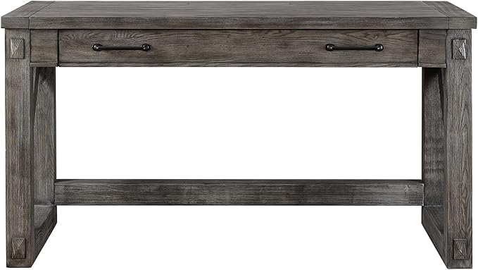 Martin Furniture Avondale Writing Desk Writing Table Wood Office Desk Gray (IMAE384G)
