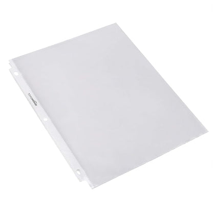 Amazon Basics Sheet Protectors for 3 Ring Binder, Non-Glare, Top Loading, Letter Size 8.5 x 11 in, Clear, 1200-Pack