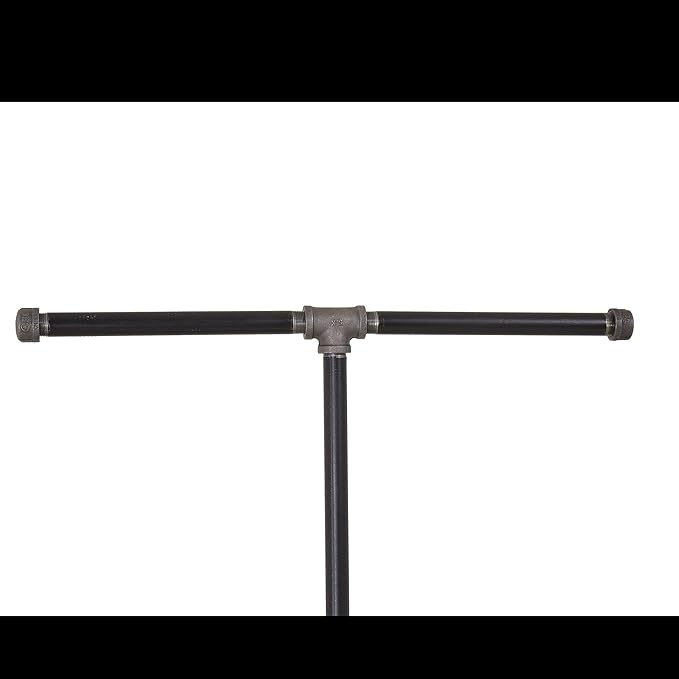 Industrial Pipe and Wood Clothes Rack 2-Way, Garment Rack, Clothing Rack, Closet Organizer, Clothing Storage and Display, Wood Shelving