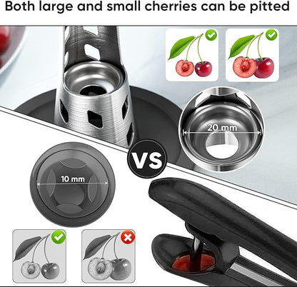 YYP Cherry Pitter Remover Tool - 304 Stainless Steel, Durable, Press Type for Effortless Cherry Seed Removal. Perfect Kitchen Tool for Coring and Deseeding Fruit Pits