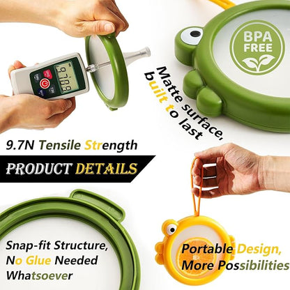 4-Piece Airtight Food Storage Containers Set – Avocado Saver, Onion Keeper, Silicone Kitchen Organizers for Fridge, Reusable & Leak-Proof to Lock in Freshness