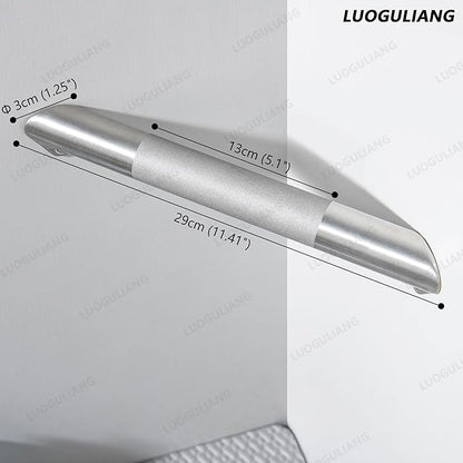 Shower Foot Rest for Shaving Legs, Wall Mounted Shower Foot Ledge, Antislip Stainless Steel Bar Foot Ledge for Bathroom, Brushed Nickel