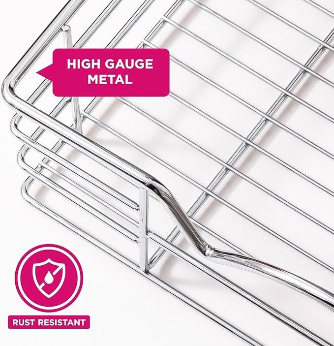 HOLDN’ STORAGE Pull Out Cabinet Organizer, Slide Out Drawer for Kitchen Cabinets & Pantry, Roll Out Shelf for Pots, Pans & Under Sink Storage, Heavy-Duty Full-Extension, 20"W x 21"D x 5"H
