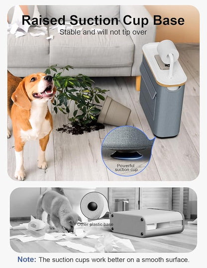 Toilet Paper Storage Basket Holder Holds 9-12 +1 Rolls Elegant Multi-Functional Bathroom Toilet Paper Holder Stand Storage Organizer Waterproof with Tray Hold Phone Wet Wipes Gray