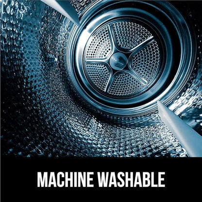 GORILLA GRIP Waffle Shower Curtain, Thick Weighted Fabric, Wrinkle and Rust Resistant, Classic Hotel Quality Design, Heavy Duty Long Curtains for Bathroom Showers, Bath Tubs, Machine Wash, 72x72, Gray