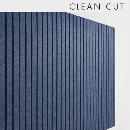 Large Bulletin Board 48"x36" - Office Wall Organizer, Replace Your Old Cork Boards for Walls for Office Decor -12-Pack Felt Wall Panels to Use in Home Office Decor, Classroom Decor (Indigo)