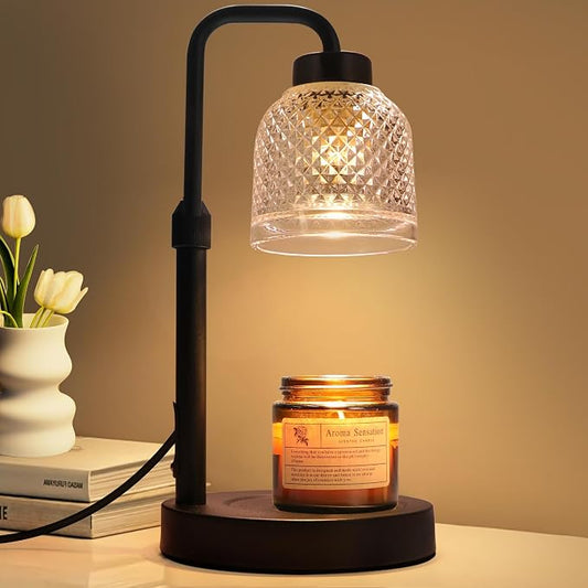 Candle Warmer Lamp with Timer Dimmable, Adjustable Lamp Candle Warmer, Birthday Gifts for Women Mom, Wax Warmer Lamp for Scented Jar, House Warming Gifts New Home Decor