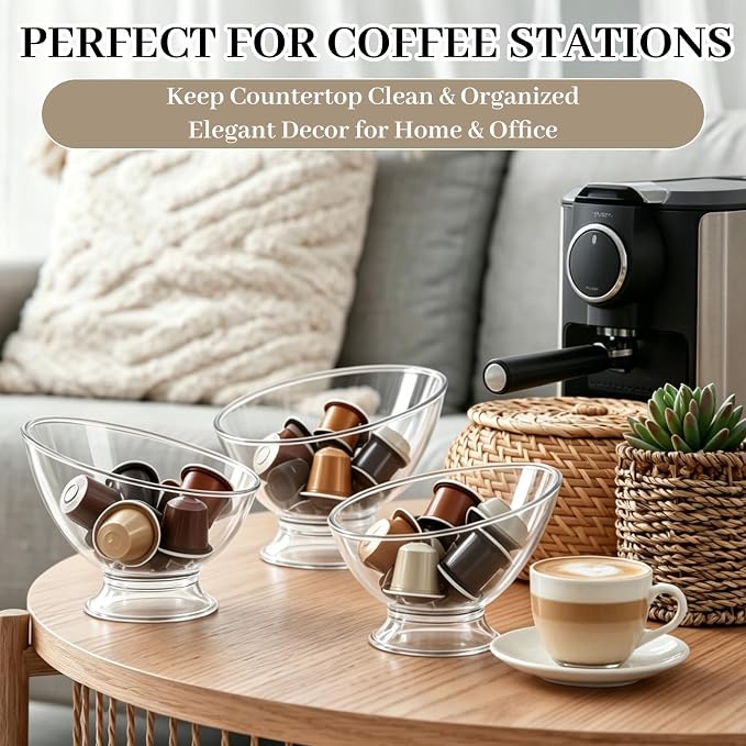 Coffee Pod Holder, Plastic Coffee Capsule Organizer