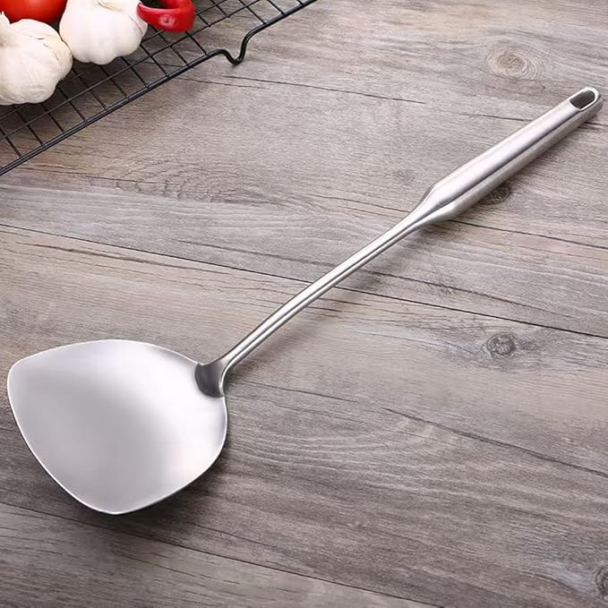 304 18/10 Stainless Steel Kitchen Utensils Set 3 Pack Cooking Utensil, Spatula, Soup spoon, Leaking shovel, Kitchen Tools Set (3)