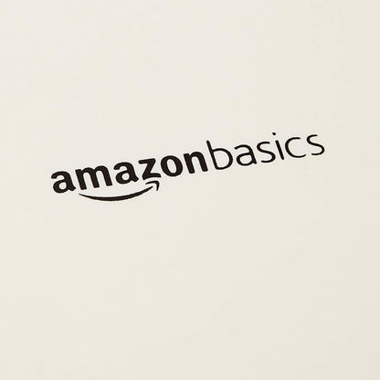 Amazon Basics Bath Tub Neck and Back Support Pillow with Non-Slip Suction Cups, Waterproof, Thick Padded 3-Panel, Easy to Clean, Off-white