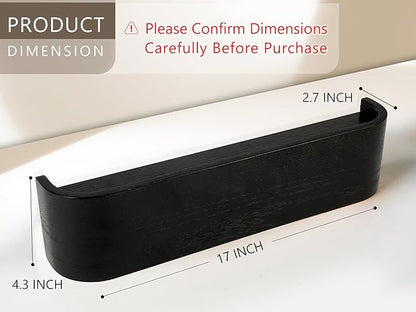 OLEEK Wall Coat Rack with Shelf - Wall Shelf with Hooks - entryway Hooks - Modern Coat Rack - Wooden Mount for Home Decor - Jacket Hanger - Coat Hanger Wall Mount