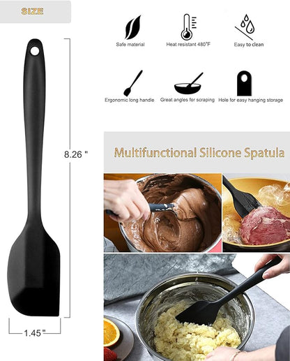 Double Boiler Pot Set, Stainless Steel Melting Pot with Silicone Spatula for Melting Chocolate, Soap, Wax, Candle Making (600ml and 1600ml,Green)