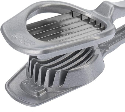 Westmark Mushroom & Egg Slicer – Heavy-Duty Aluminum Cutter with 7 Stainless Steel Blades for Even Slices, Multi-Purpose Food Slicer for Mushrooms, Eggs, Strawberries & Kiwi, Kitchen Essentials