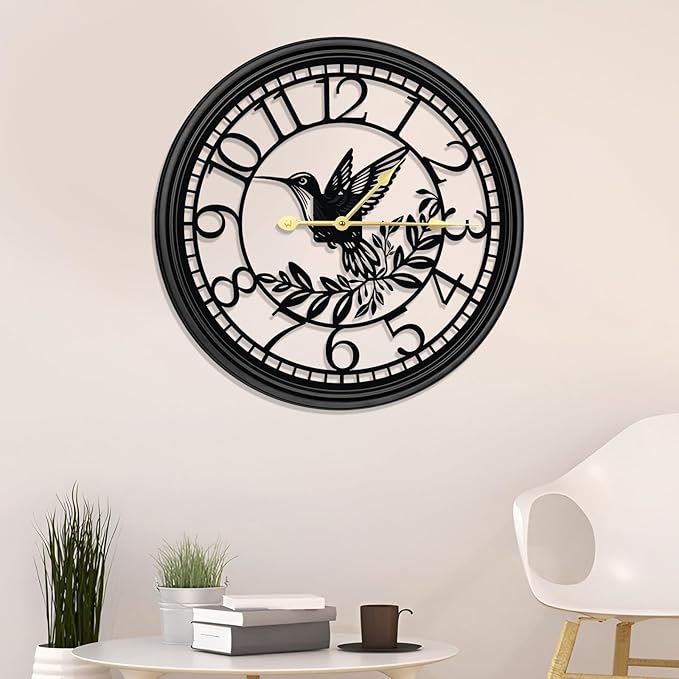 VPDTVK Big Wall Clock - Wall Clocks for Living Room Decor, Quiet and No Ticking Suitable for Wall Decor, Living Room Decoration, Kitchen Decoration