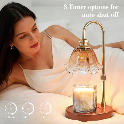 Banbanda Candle Warmer Lamp with Timer, Birthday Gifts for Women, House Warming Gifts New Home Decor – Height Adjustable Candle Lamp
