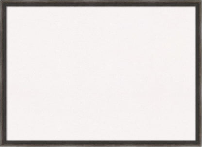 Amanti Art White Cork Board for Wall, 21x29 Vision Board with Brown Wood Frame, Medium Corkboard Office Decor for Home Organization, Casual Corkboard Pinboard to display items for home organization