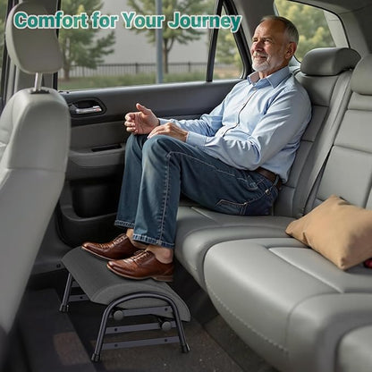 YEASHEIN Adjustable Foot Rest for Under Desk at Work, Ergonomic Under Desk Footrest with 6 Positions, Foot Stools for Under Office Desk Chair, Leg Rest for Home, Car, Computer, Gaming Accessories