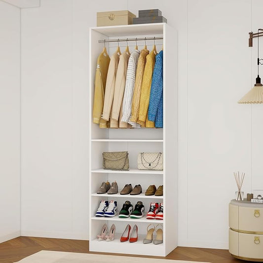 Closet Organizer System with Drawers, Shelves, Hanging Rods(VO-009)