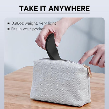 JIKIOU Left-Handed Truly Ergonomic Wrist Rest for Mouse 2 Pack, Carpal Tunnel Support, Pain Relief, Anti-Fatigue, Easy Glide, Office Computer Laptop Gaming