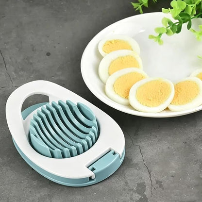 Stainless Steel Egg Slicer and Dicer | Hard Boiled Egg Cutter, Steel Wire, Multi-Fruit Slicer, For Strawberry Kiwi Soft Fruits