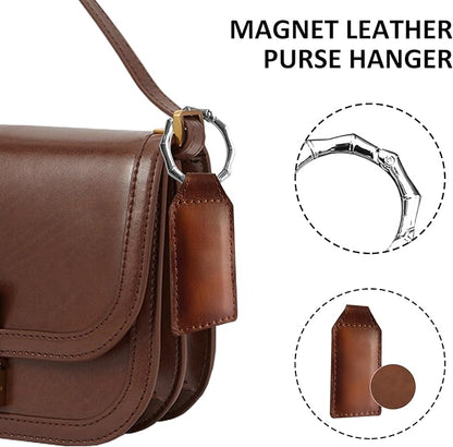 Handbag Table Hanger,Magnetic Heavy Duty Magnet Keychain Handbag Holder,Magnetic Purse Hanger，Purse Manget，Bag Accessories, Both Indoor and Outdoor