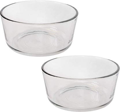 Pyrex 7201 4-Cup Glass Bowl (2-Pack) - Made in USA