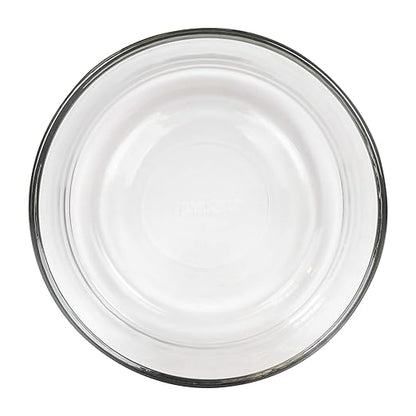Pyrex (2 7201 Glass Bowls & (2) 7201-PC Cadet Blue Lids Made in the USA