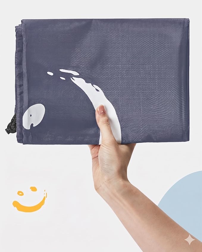 HOMEST XL Laundry Bag 28" x 40", Extra Large Dirty Clothes Organizer Holds 3-4 Loads, Machine Washable Drawstring Laundry Bag for Dorm, Camp, Laundromat, Family, Travel, Gray