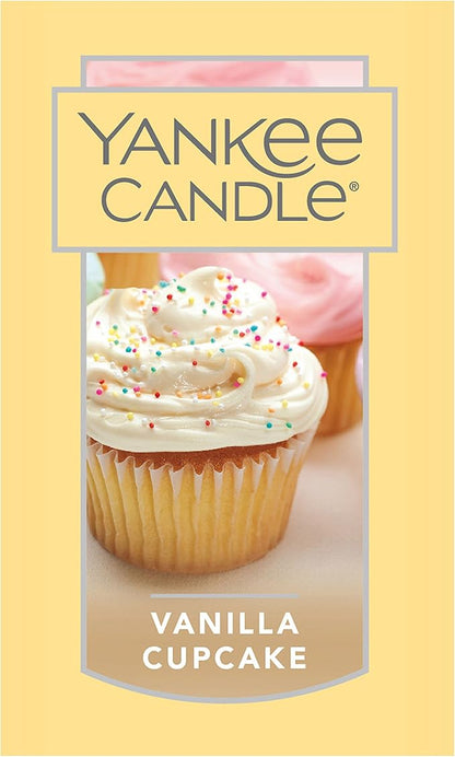 Yankee Candle Vanilla Cupcake Scented, Classic 7oz Small Tumbler Single Wick Candle, Over 35 Hours of Burn Time