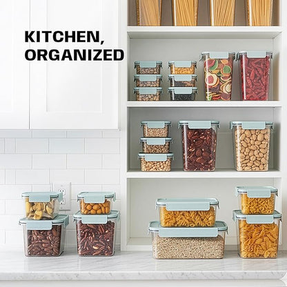 LocknLock HPL416 Classic-Plus Plastic Food Storage Container with Lid for Kitchen, Lunch, Meal Prep, and Leftovers, BPA-Free, Airtight, Leakproof, Microwave, Dishwasher, Freezer-Safe, 2.75L