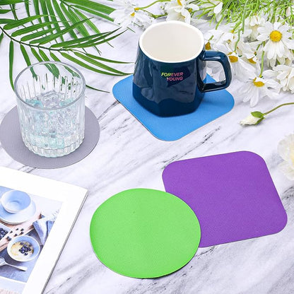 LUTER 4pcs Jar Opener, Rubber, Multi-function Silicone Bottle Opener for Seniors with Weak Hands Lid Cap Gripper Pads Kitchen Coasters Gadgets(Blue, Green, Gray, Purple)