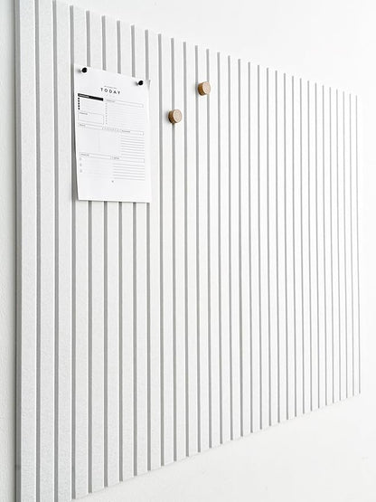 Large Bulletin Board 48x36- Office Wall Organizer, Replace Your Old Cork Boards for Walls for Office Decor -12-Pack Felt Wall Panels to Use in Home Office Decor, Classroom Decor (Milky White)