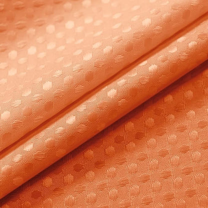 Mrs.Naturall Orange Shower Curtains for Bathroom,Bath Small Stall Shower Curtain Liner with Hooks Sets,36 x 72In,White and Burnt Orange