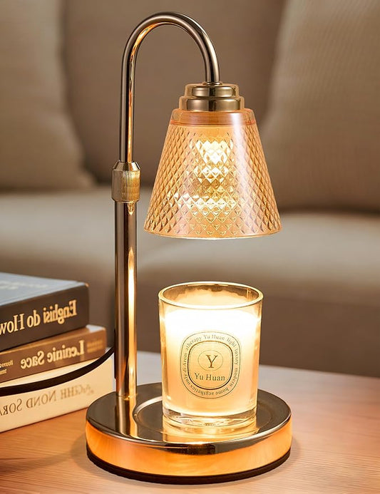 Candle Warmer Lamp with Timer Dimmer, Birthday Gifts for Mom Women Friend Sister, House Warming Gifts, Wax Melt Warmer, Office Apartment Dorm Room Home Decor