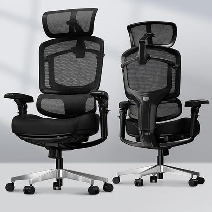 FLEXISPOT ErgoX-PRO Ergonomic Office Chair with Footrest Black – Cloudtech Cushion, 5D Lumbar, 7D Armrests, 4D Headrest, 551LBS Capacity – Office, Gaming, Home