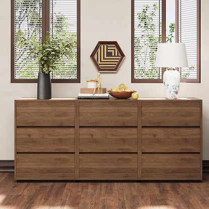 Contemporary 3-Drawer Nightstand with Sleek Wood Finish, Perfect for Bedroom, Living Room, or Office (15.74" D x 23.62" W x 32.48" H（3 Drawers）)