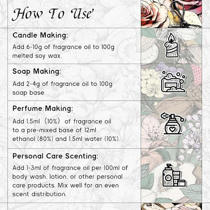 HIQILI Coffee Fragrance Oil for Scent Diffuser & Humidifier, Perfect for Candle, Soap, Perfume Making, New Car & Home - 1 Fl Oz