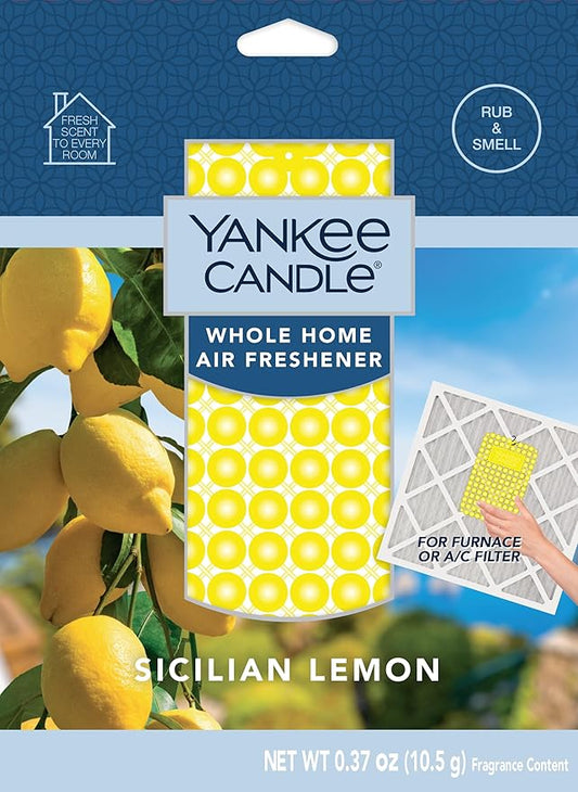Yankee Candle Sicilian Lemon Whole Home Air Freshener (Pack of 4)