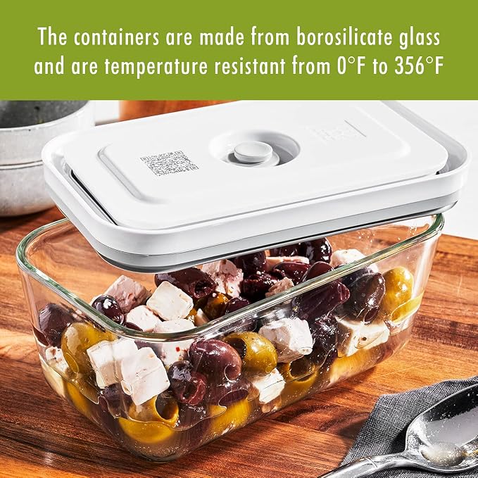 For food to stay fresh up to 5X longer, pump required (not included).