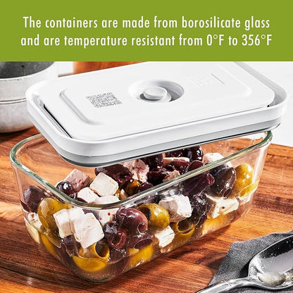 For food to stay fresh up to 5X longer, pump required (not included).