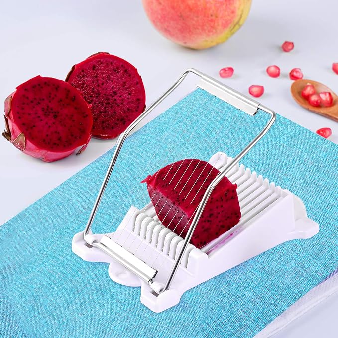 Slicer for Salami Butter Spam and Fruit with 10 Slices Stainless Steel