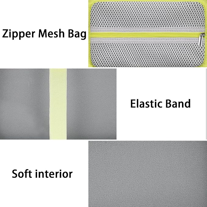 Label Printer Case Compatible with Brother P-Touch PTH110BP/PTH110/PTH111 Pro Label Maker(Gray Case,Green Zipper)